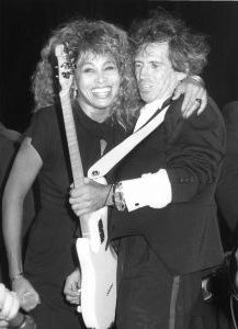 Tina Turner and Keith Richards 1989, NY.jpg